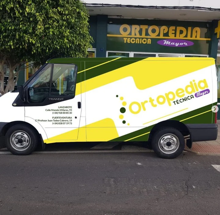 Rotulación de vehículo Ortopedia Técnica Mayor